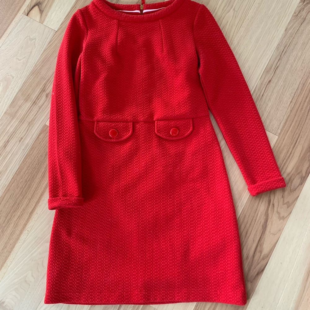 🎄Women’s Boden dress - candy apple red